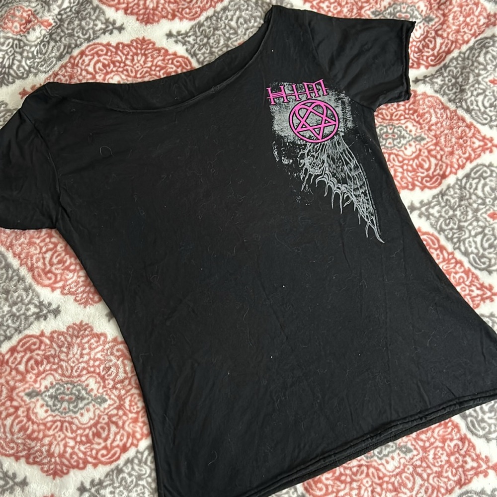 HIM Girly Band T-Shirt L runs small